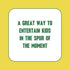 ON-THE-GO AMUSEMENTS: 50 SILLY SCAVENGER HUNTS FOR EVERYONE - CHRONICLE BOOKS